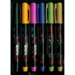 6 pc acrylic marker set