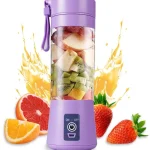 Portable Mini Electric 6 Blade Juicer Usb Charging Smoothie Milkshake Maker