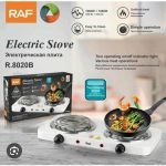 Premium Brand RAF New Arrival countertop Coil Hotplate Stove Cooktop Double Flat Burners Electric Hot Plate Double Electric Stove