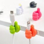 10 pcs  Wall Decoration Hook Creative Silicone Thumb Key Hanger Hooks