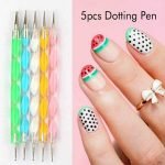 Dotting Pen Tool For Nail Art 5 Pcs