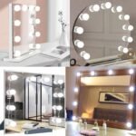 Mirror Lights - USB Vanity Lights Makeup Lighting 10 Dimmable Light Bulbs