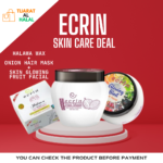 Deal of 3 Ecrin Skin Care Deal | Halawa Wax + Onion Hair Mask + Skin Glowing Fruit Facial